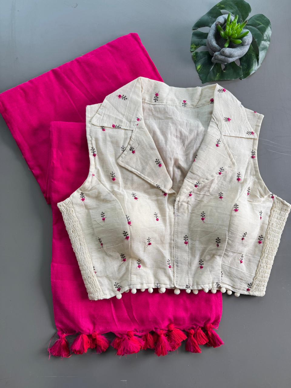 KHADI - STRECHABLE BLOUSE COMBO
