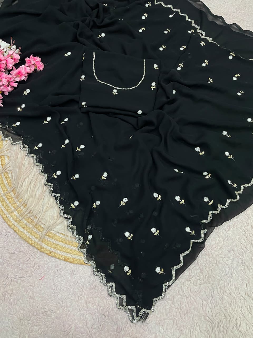 KUSHI - GEORGETTE HANDWORK