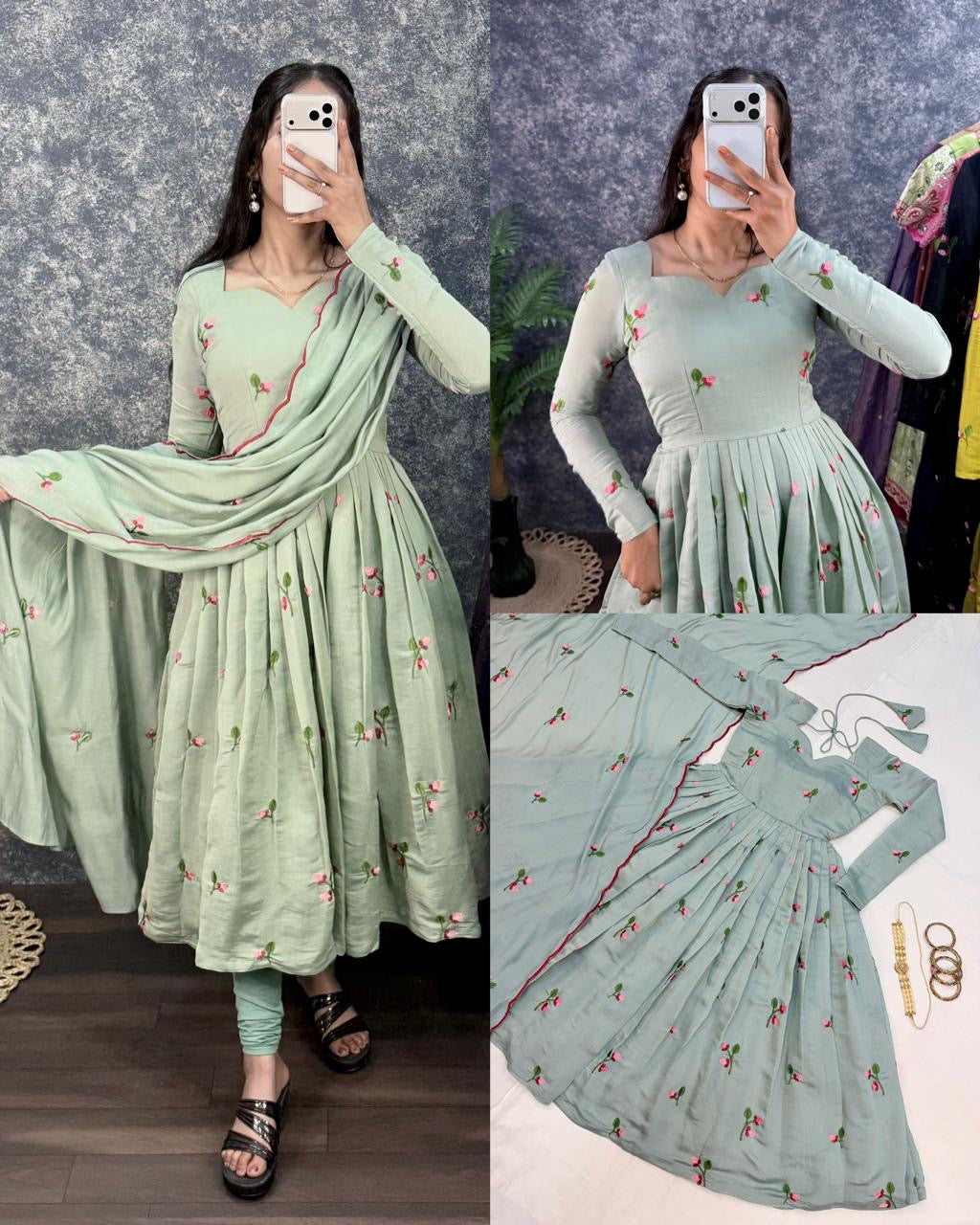 KALYANI - MUL COTTON ANARKALI