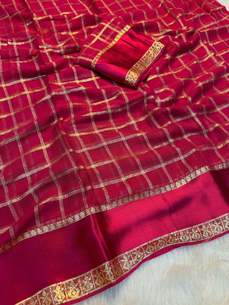 ZARQA - VISCOSE GEORGETTE CHEX