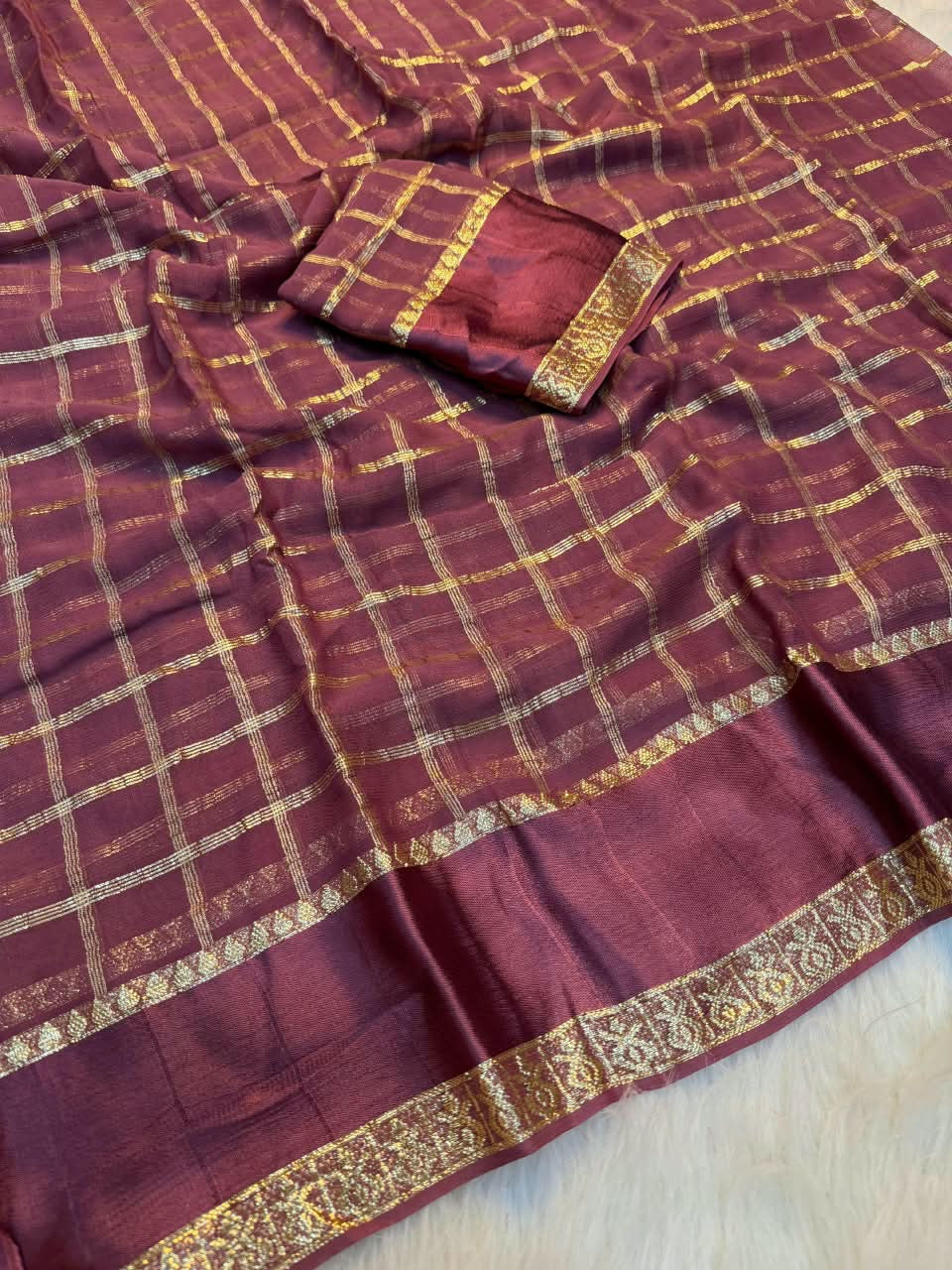 ZARQA - VISCOSE GEORGETTE CHEX