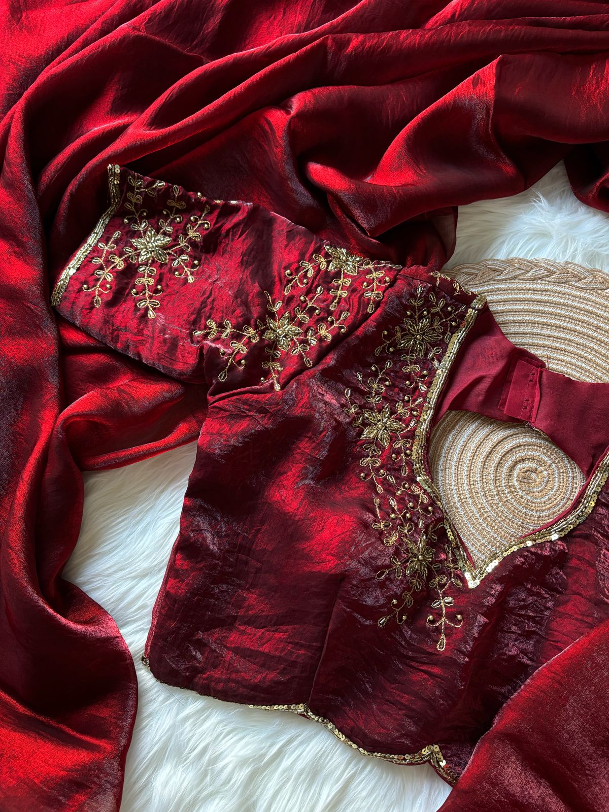 Handwork saree1