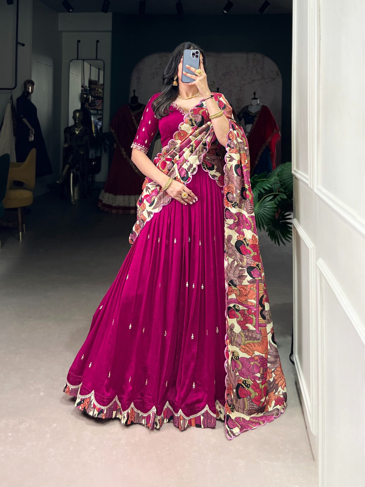 CYNTHIA - KALAMKARI MASTERPIECE