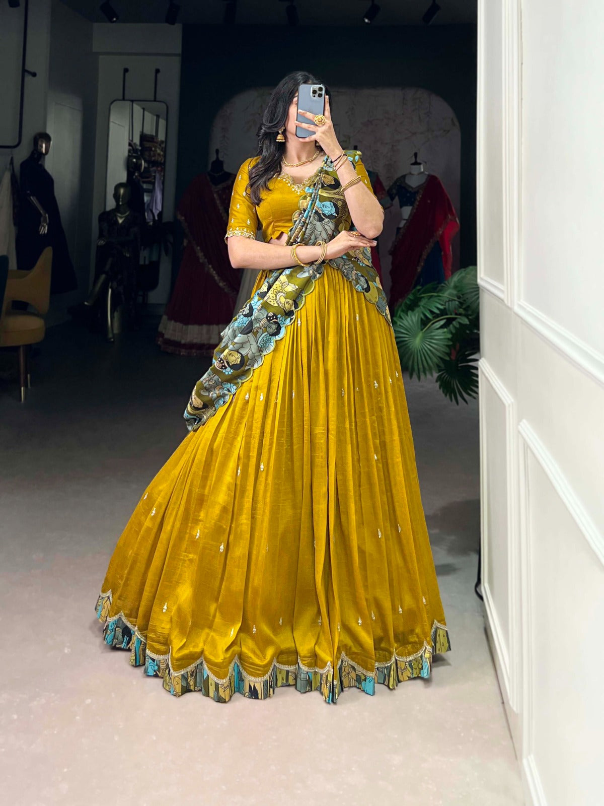 CYNTHIA - KALAMKARI MASTERPIECE
