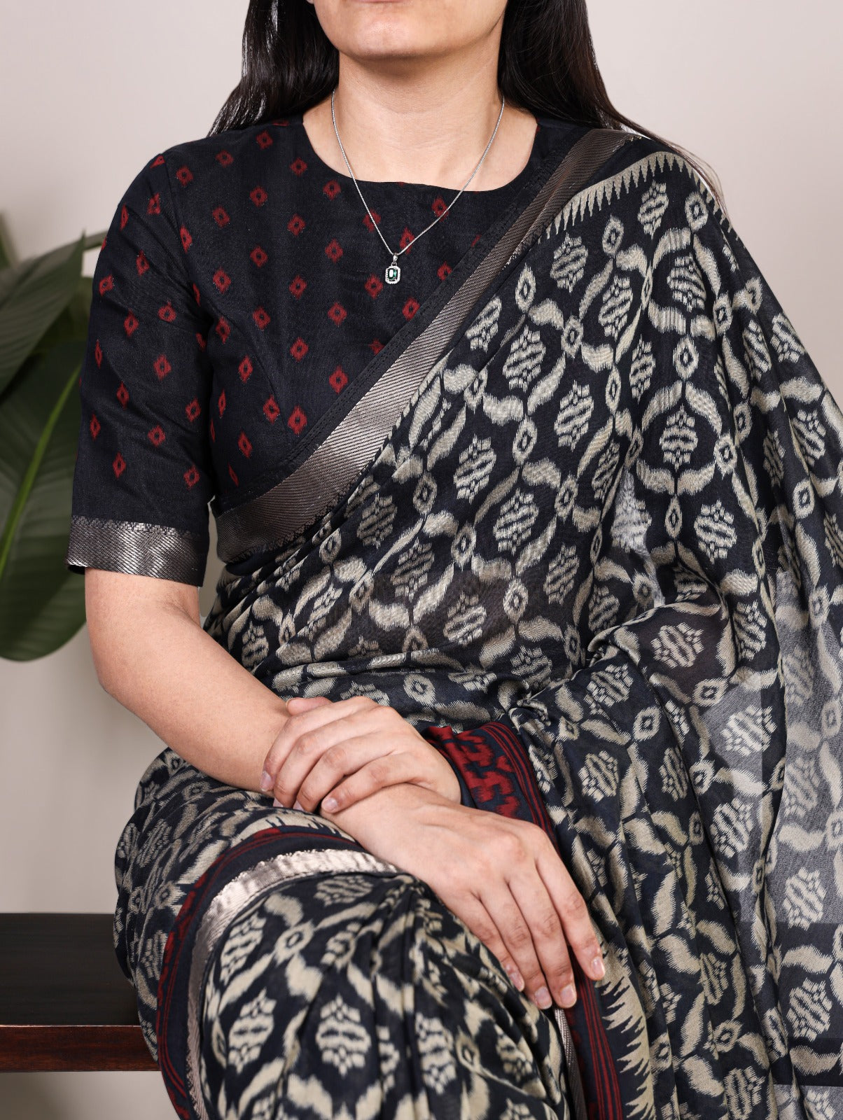 Classic Ikat prints saree