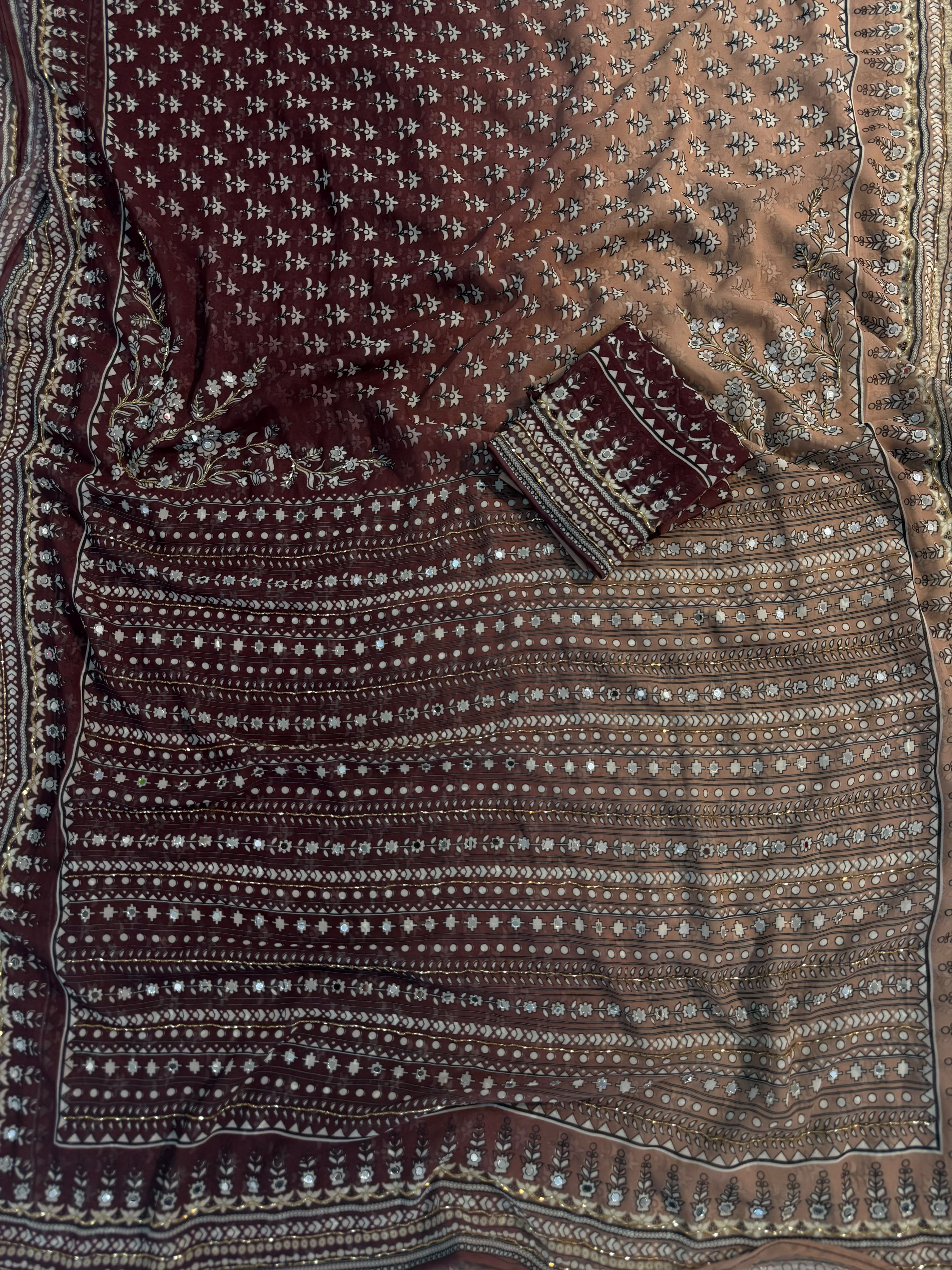 KAREENA - DOUBLE SHADED GEORGETTE