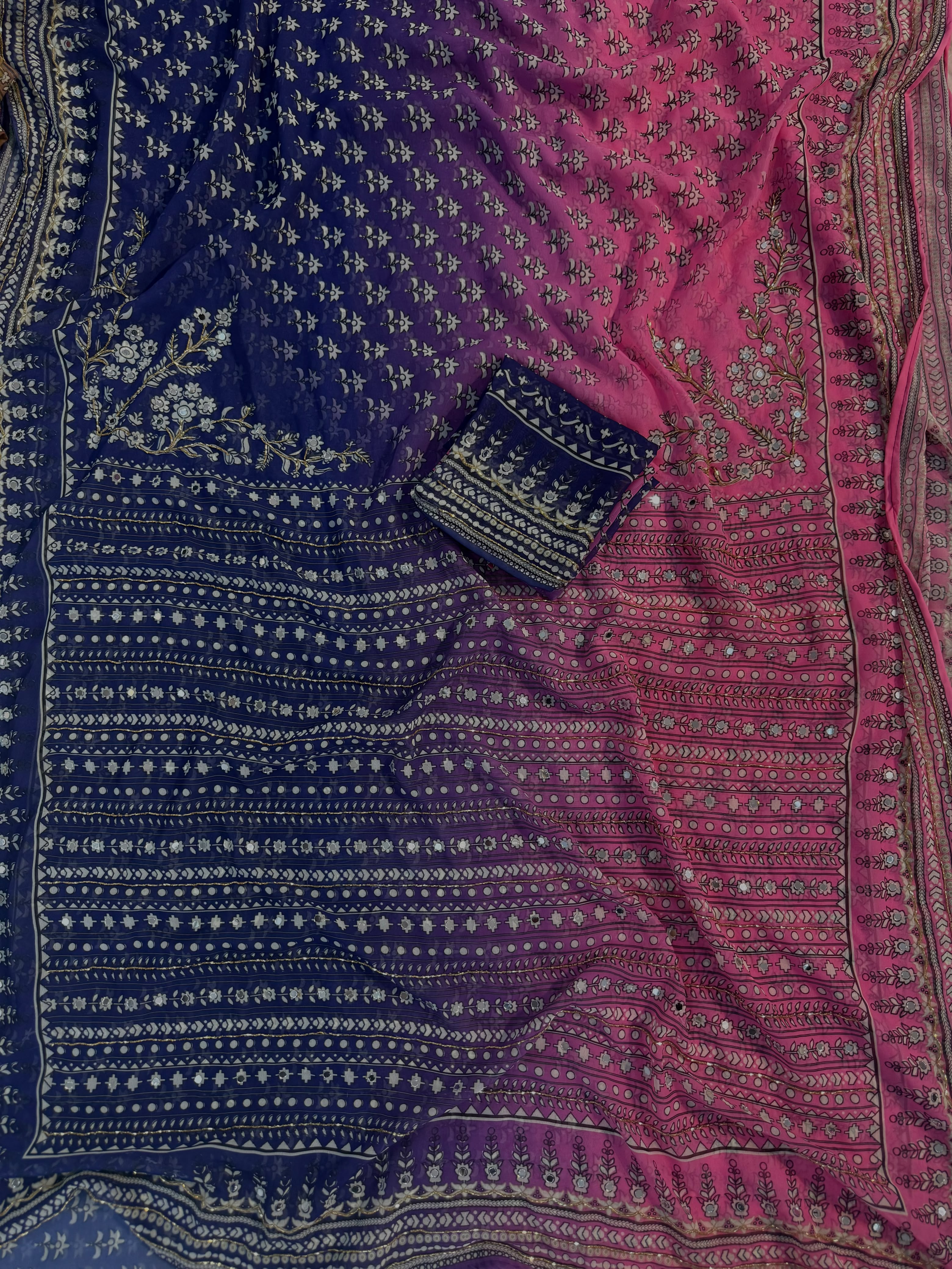 KAREENA - DOUBLE SHADED GEORGETTE