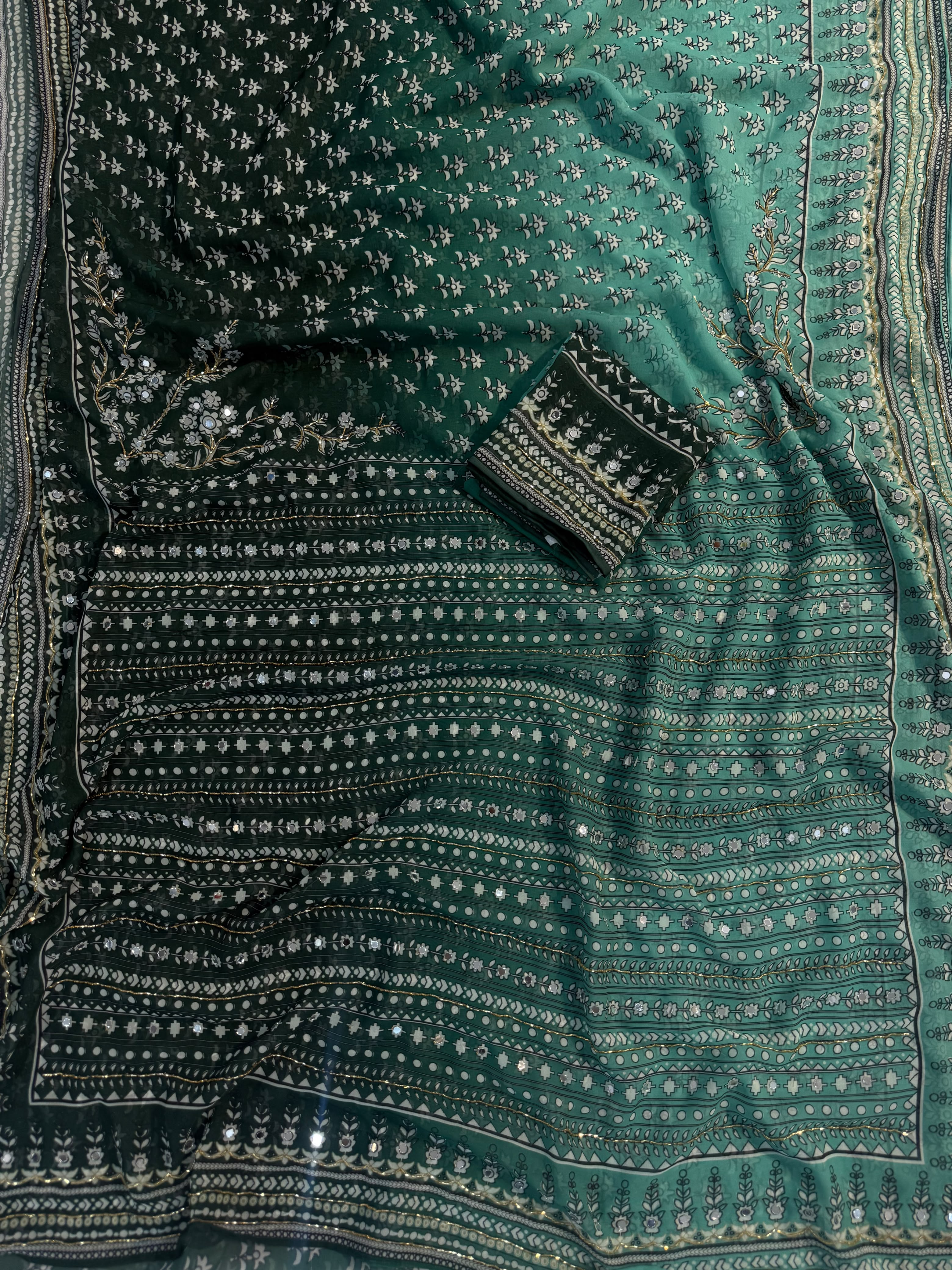 KAREENA - DOUBLE SHADED GEORGETTE
