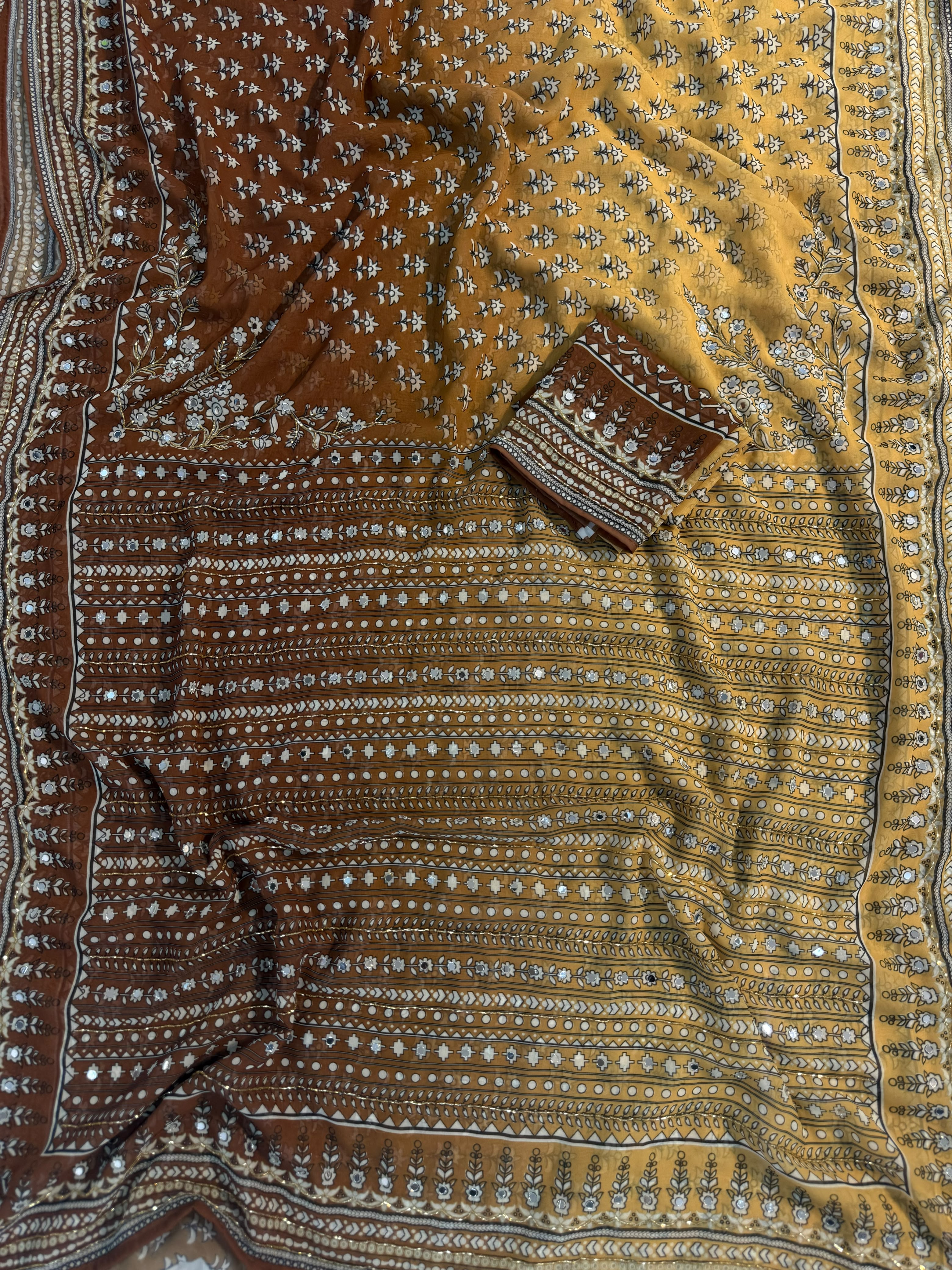 KAREENA - DOUBLE SHADED GEORGETTE