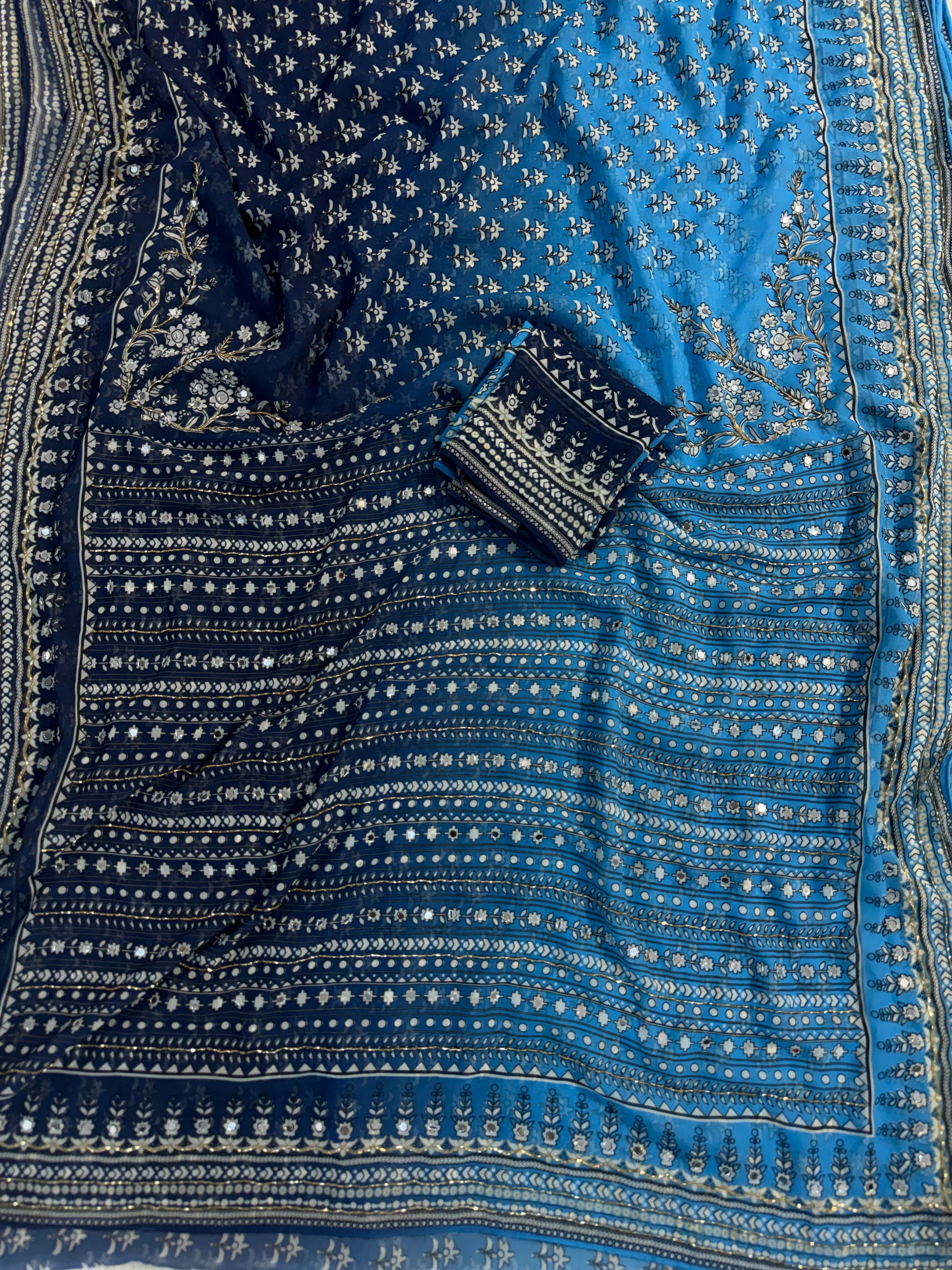 KAREENA - DOUBLE SHADED GEORGETTE