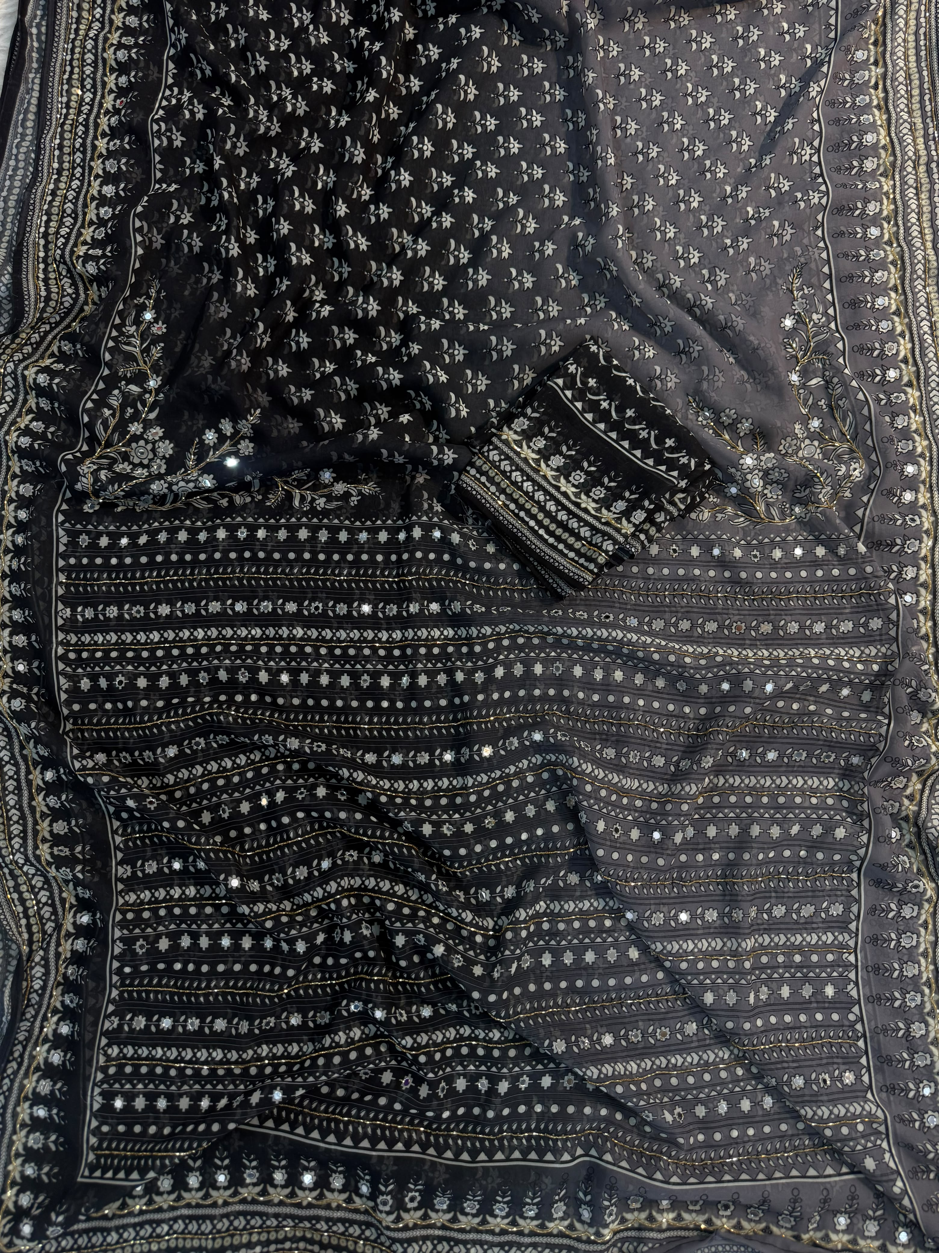KAREENA - DOUBLE SHADED GEORGETTE