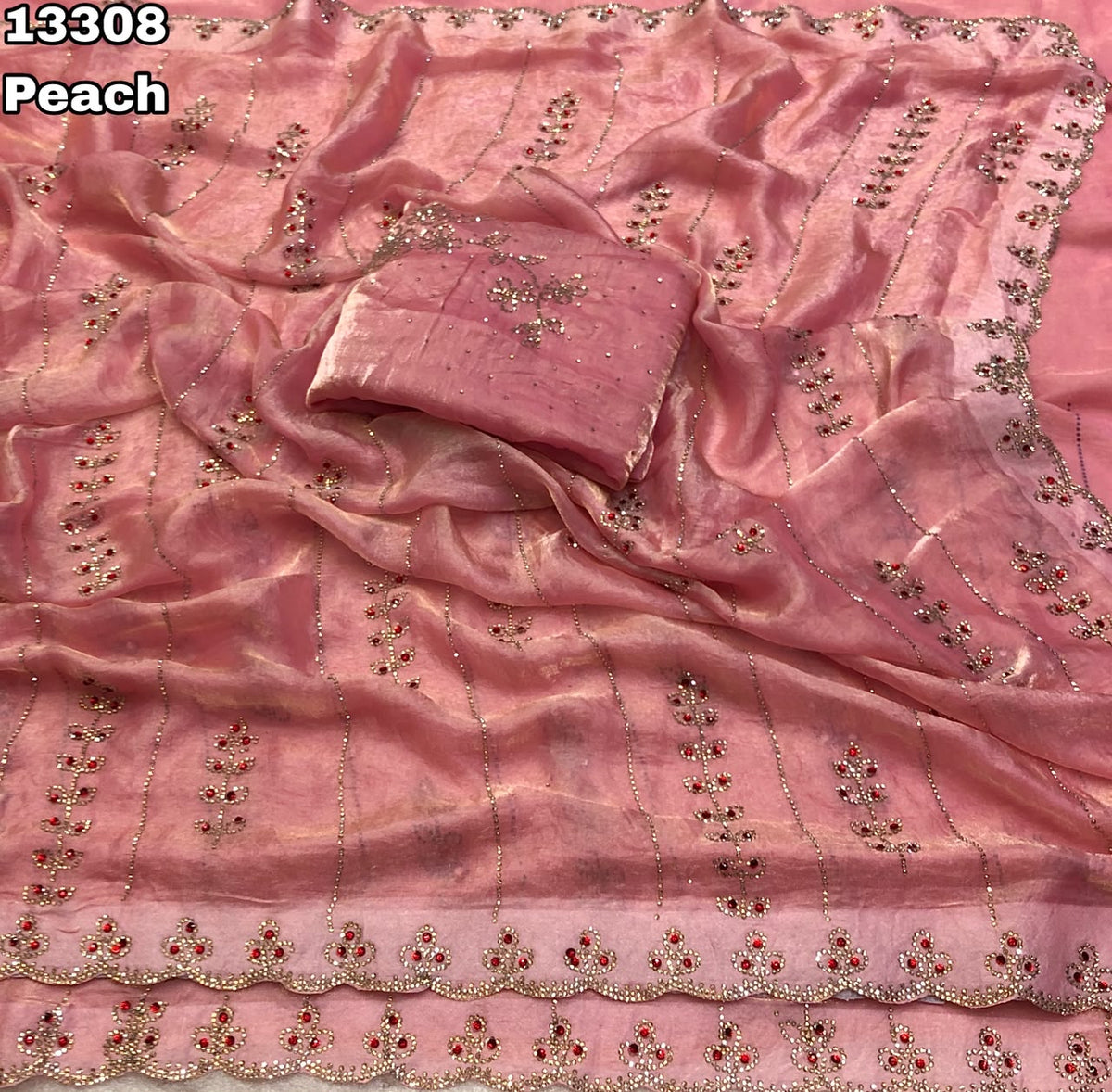 ZARKANI - DESIGNER JARKHAN SAREE