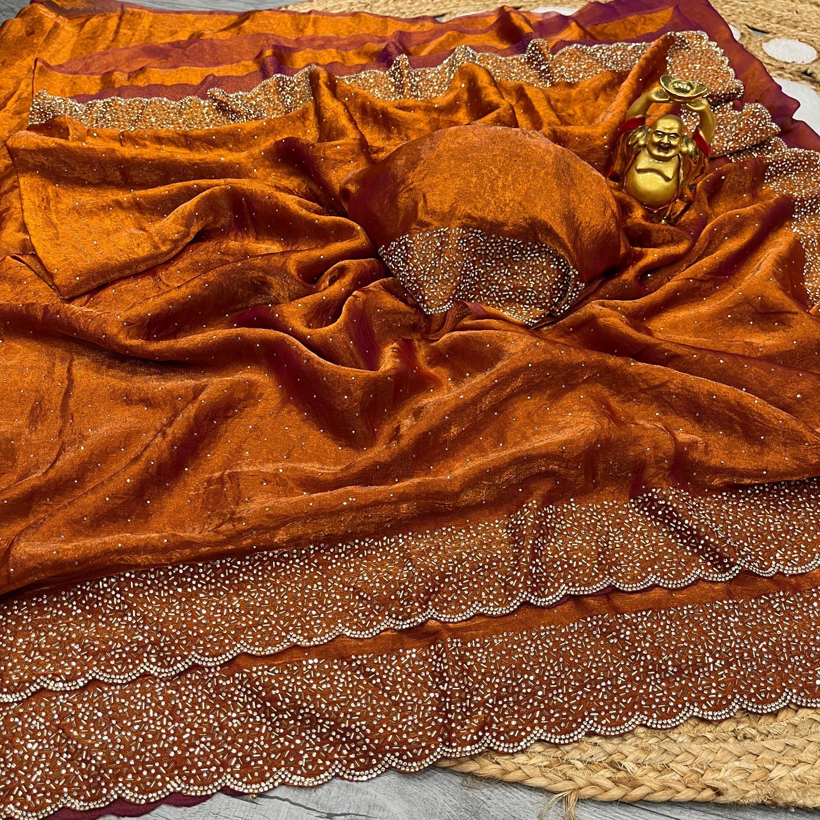 RENUKA - JARKHAN DIAMOND SPACE SILK
