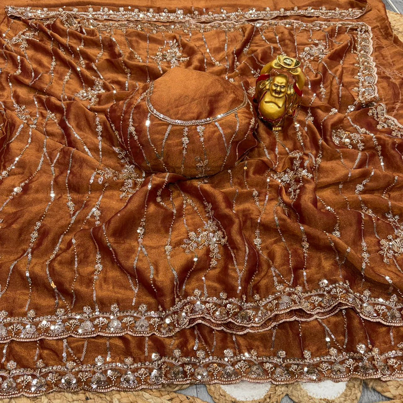 TAANU - GRAND PARTY WEAR - Original Beads Work
