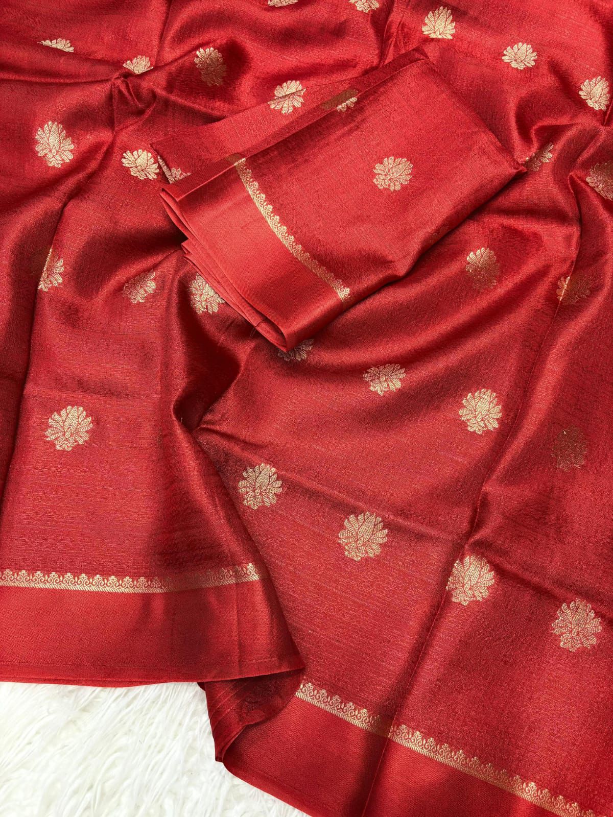 ANCYA - VISCOSE KHADI SILK SAREE