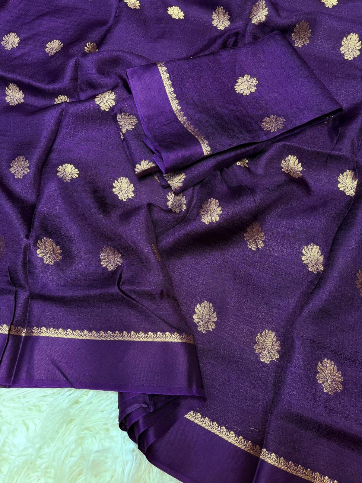 ANCYA - VISCOSE KHADI SILK SAREE
