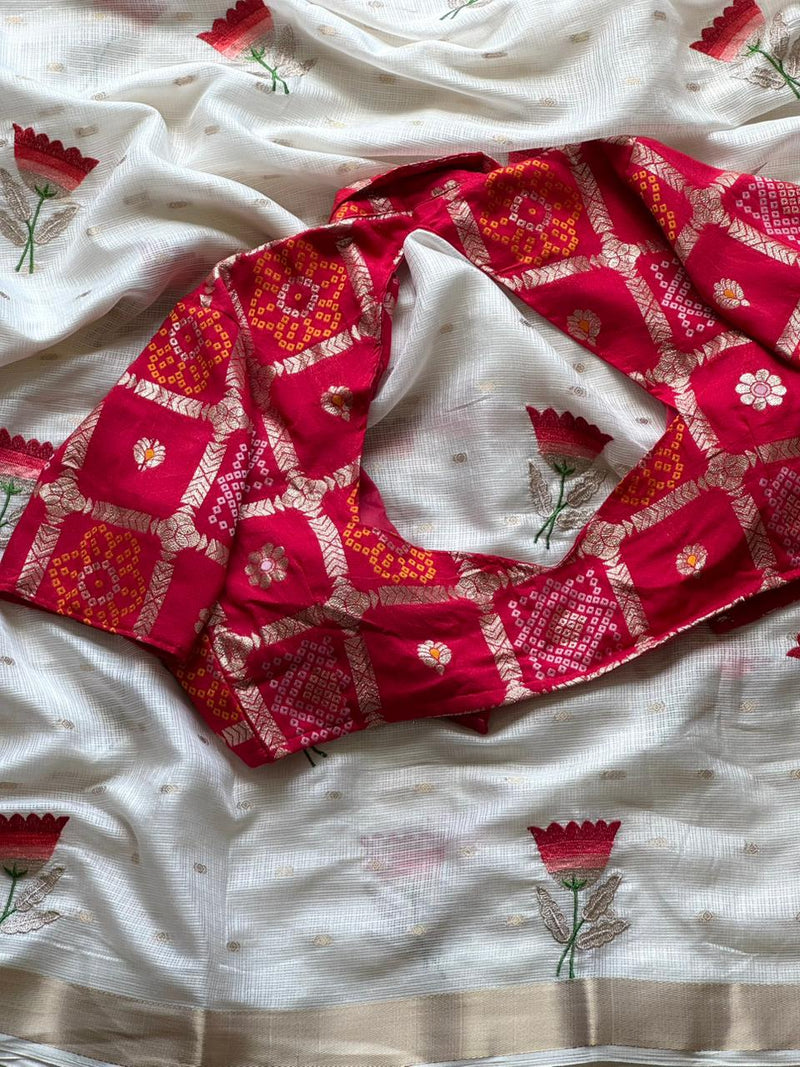 SHRISTI - RED ROSE KOTA SAREE