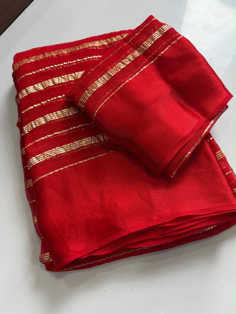 Pooja - Viscose Georgette Saree