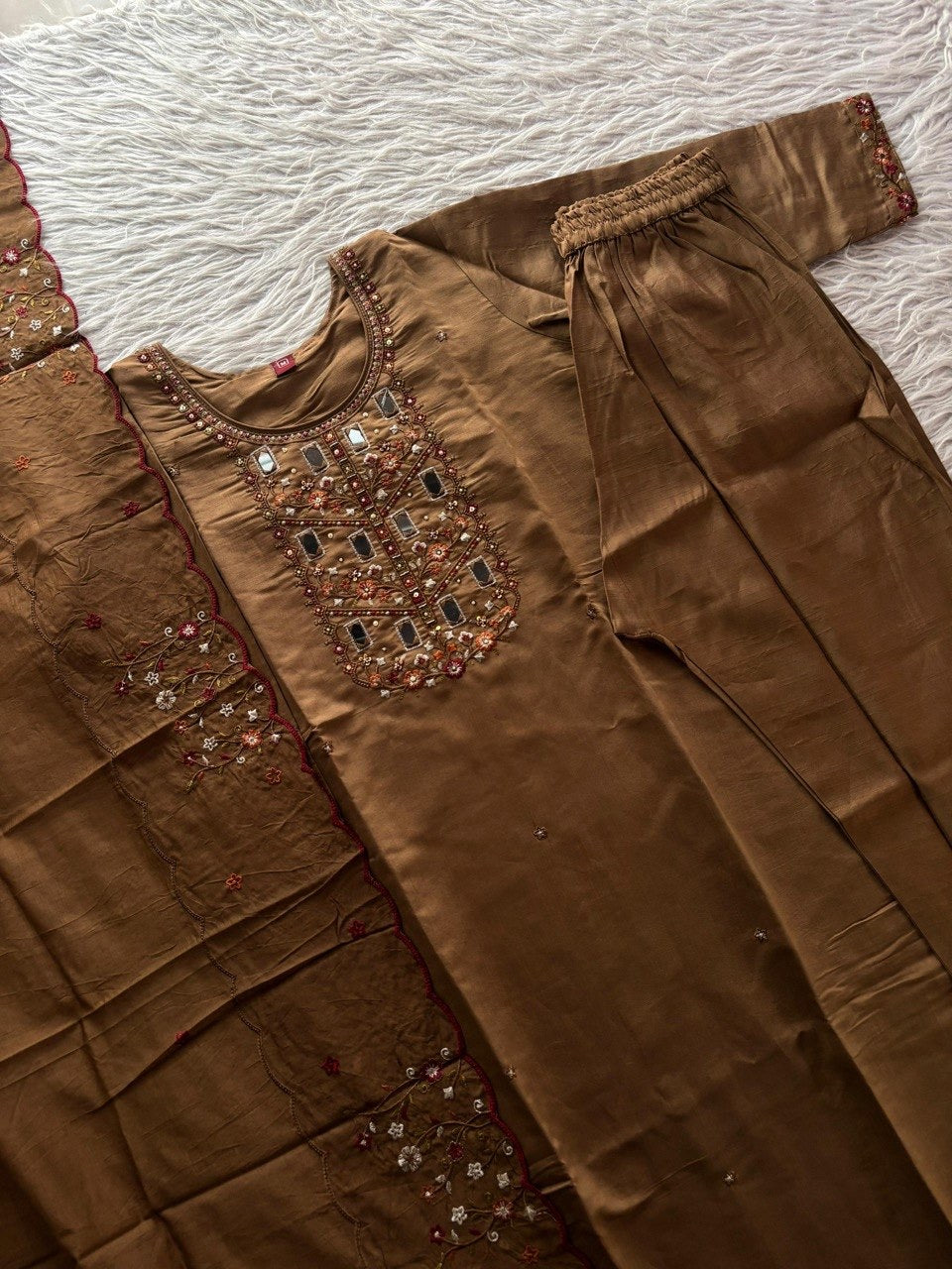 ARPITA- Designer Kurti Pant Dupatta Set