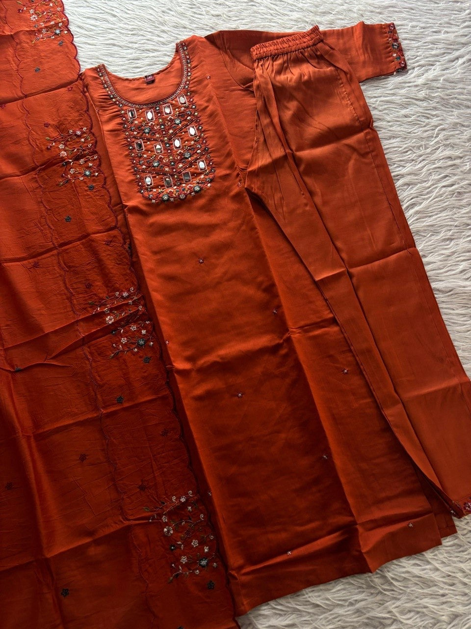 ARPITA- Designer Kurti Pant Dupatta Set