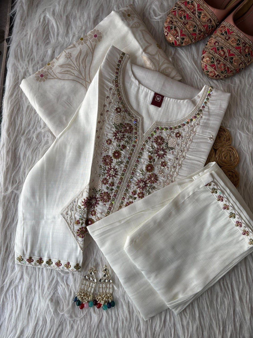 RANJANI - Designer Kurti Pant Dupatta Set