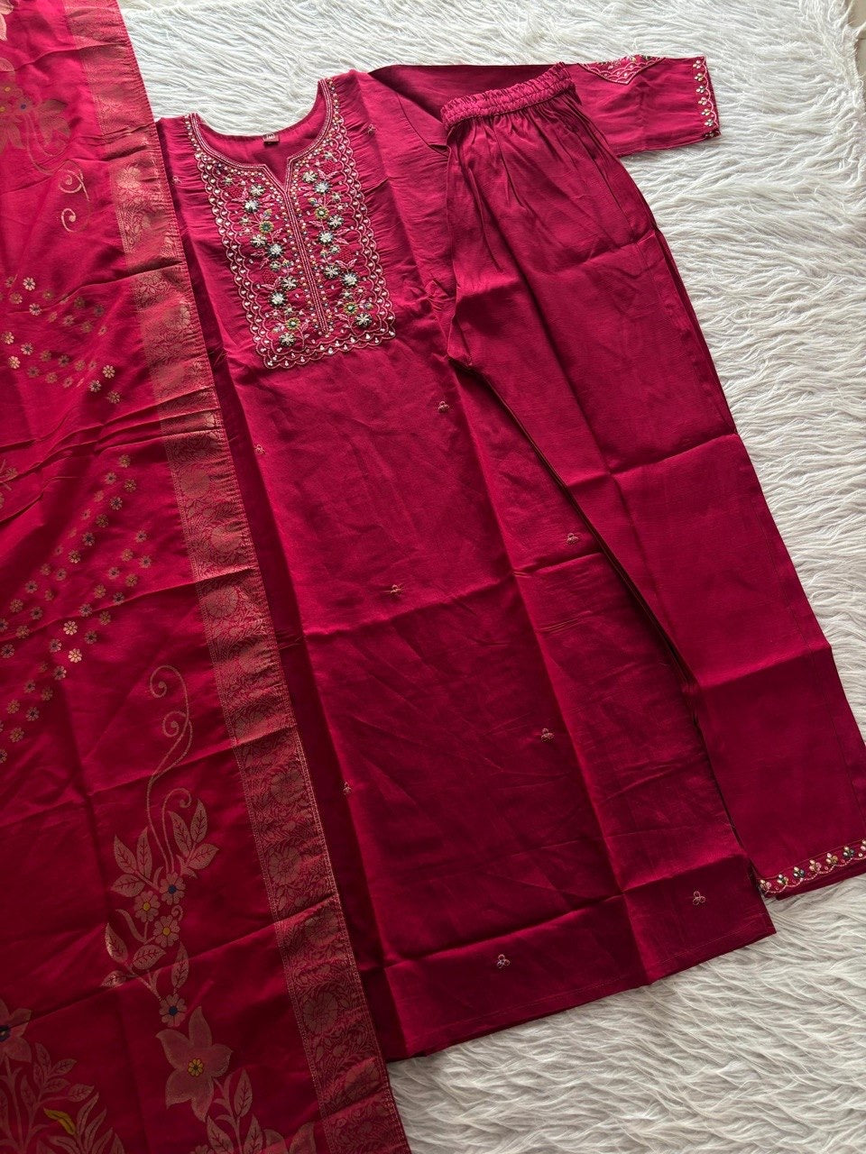 RANJANI - Designer Kurti Pant Dupatta Set