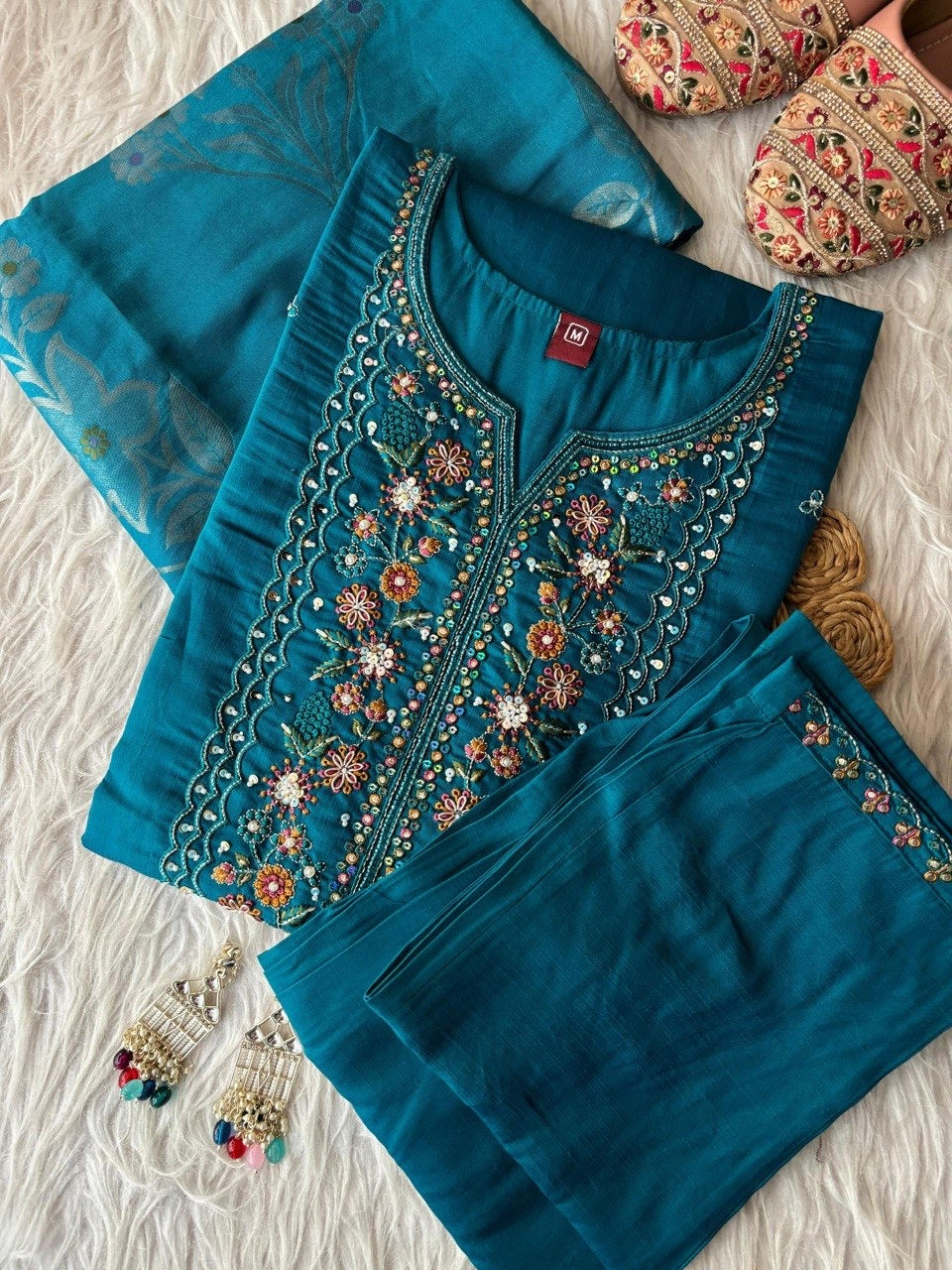 RANJANI - Designer Kurti Pant Dupatta Set
