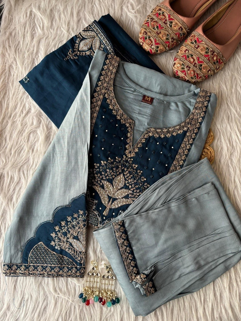 KARTHIKA - Designer Kurti Pant Dupatta Set