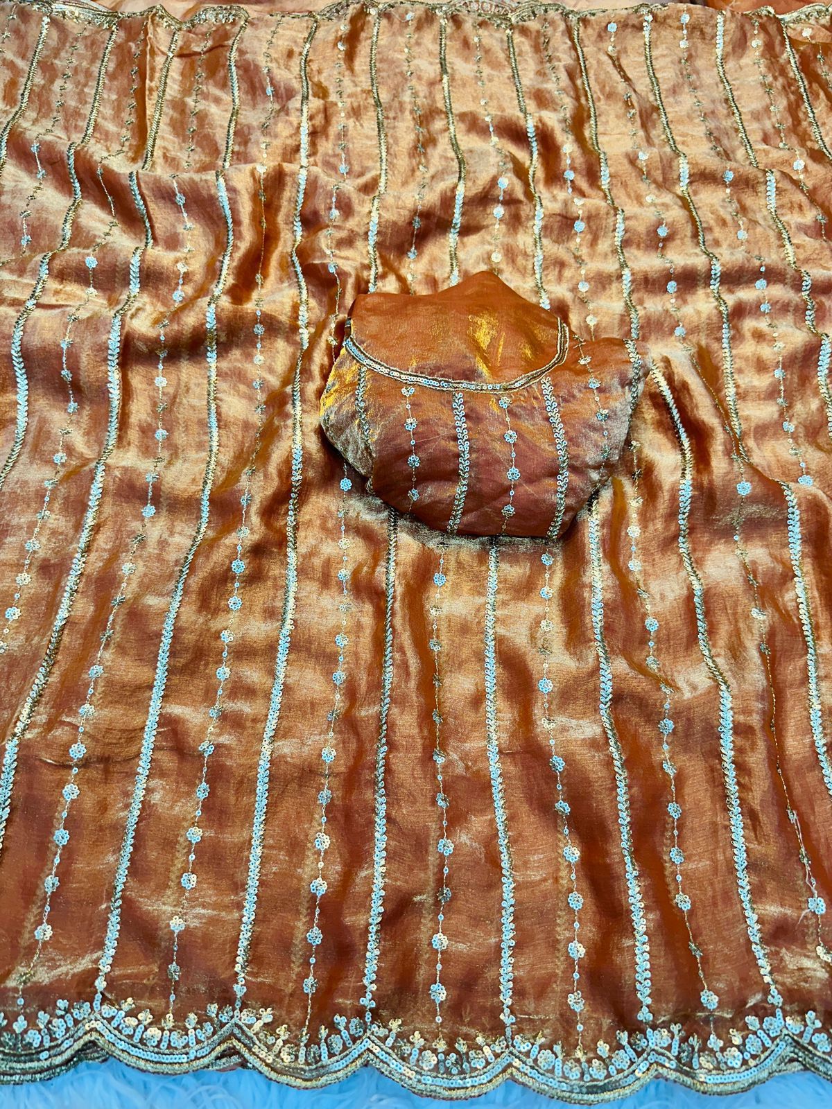 SWASTI - GLOSSY SATIN SPACE SILK