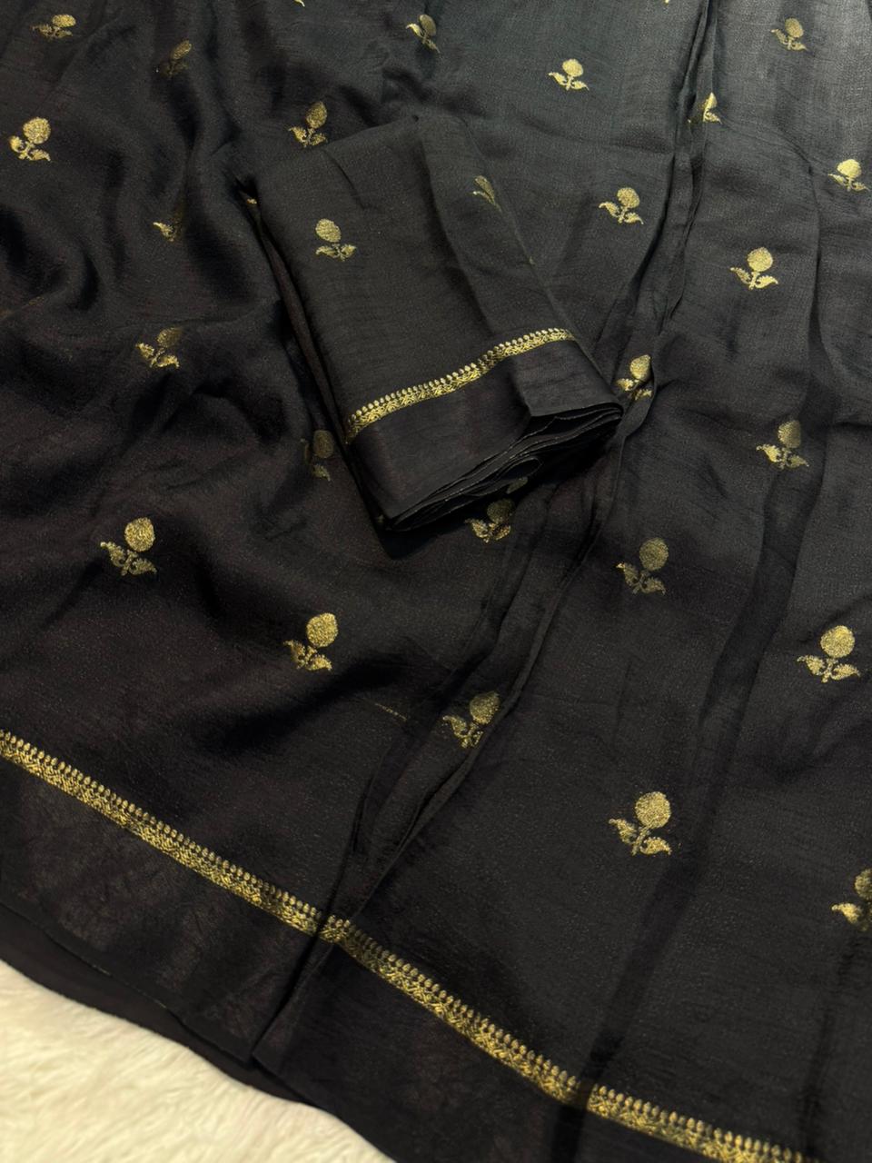 ANCYA - VISCOSE KHADI SILK SAREE
