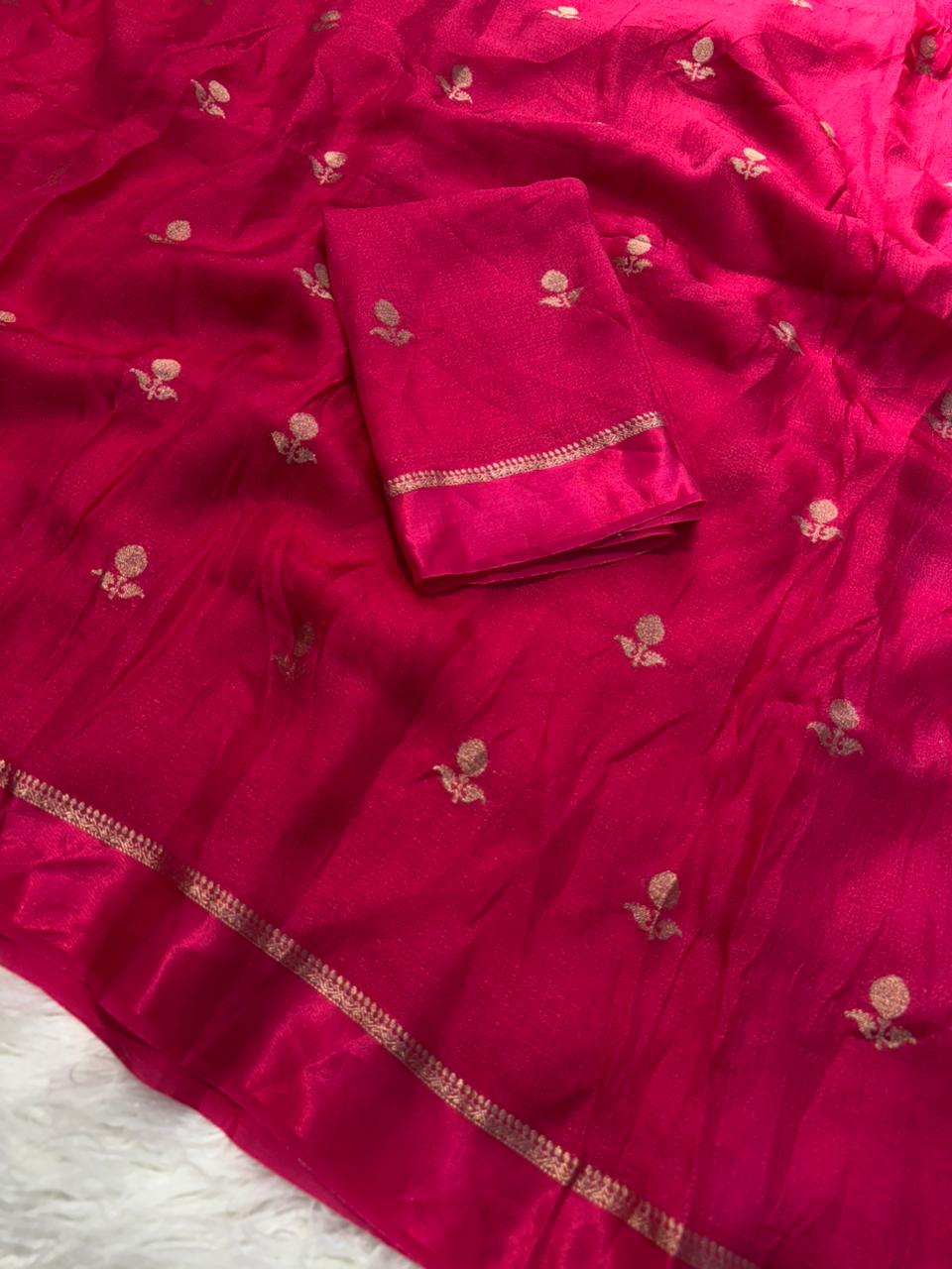 ANCYA - VISCOSE KHADI SILK SAREE