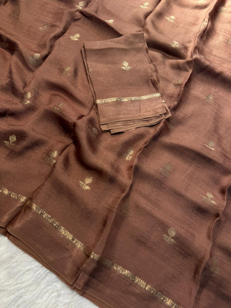 ANCYA - VISCOSE KHADI SILK SAREE