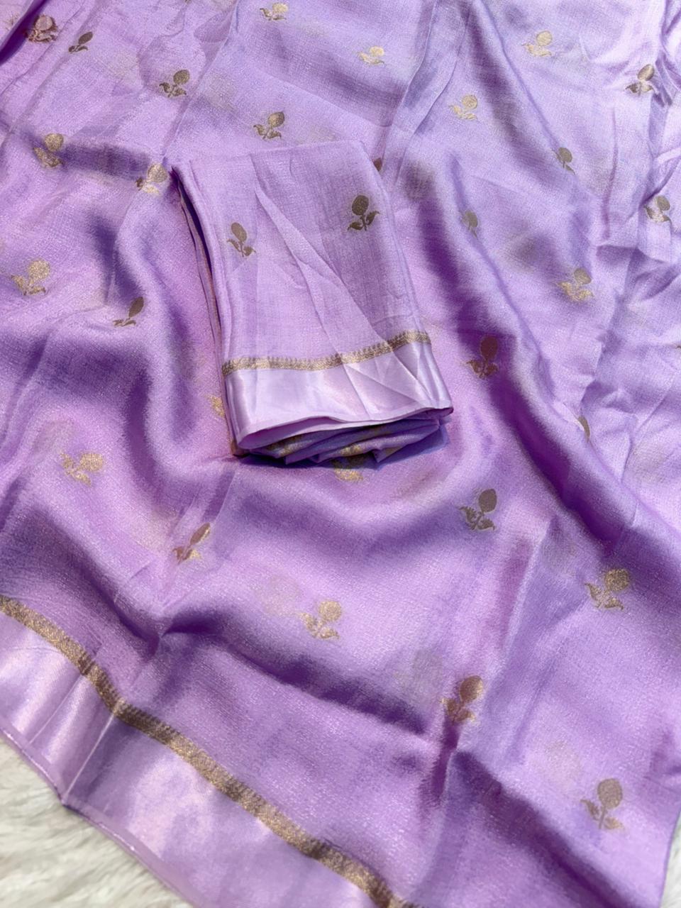 ANCYA - VISCOSE KHADI SILK SAREE