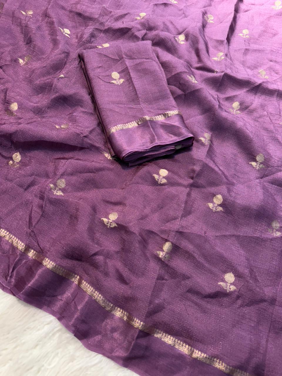ANCYA - VISCOSE KHADI SILK SAREE