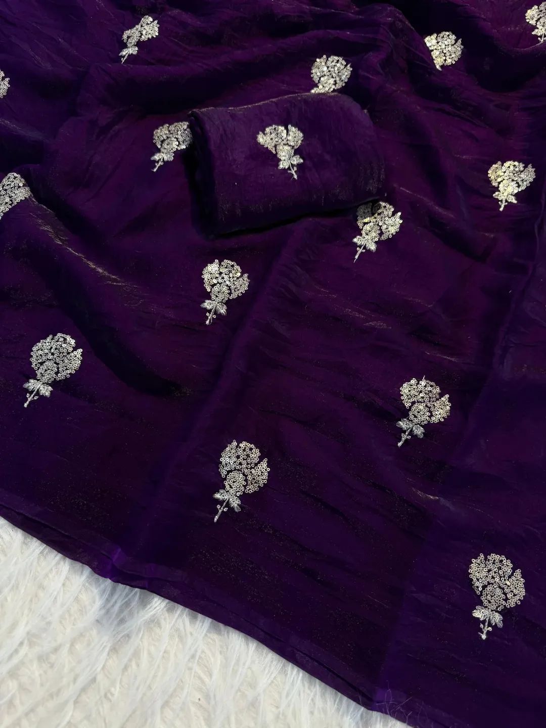 NASEELA - SOFT SPACE SILK SAREE