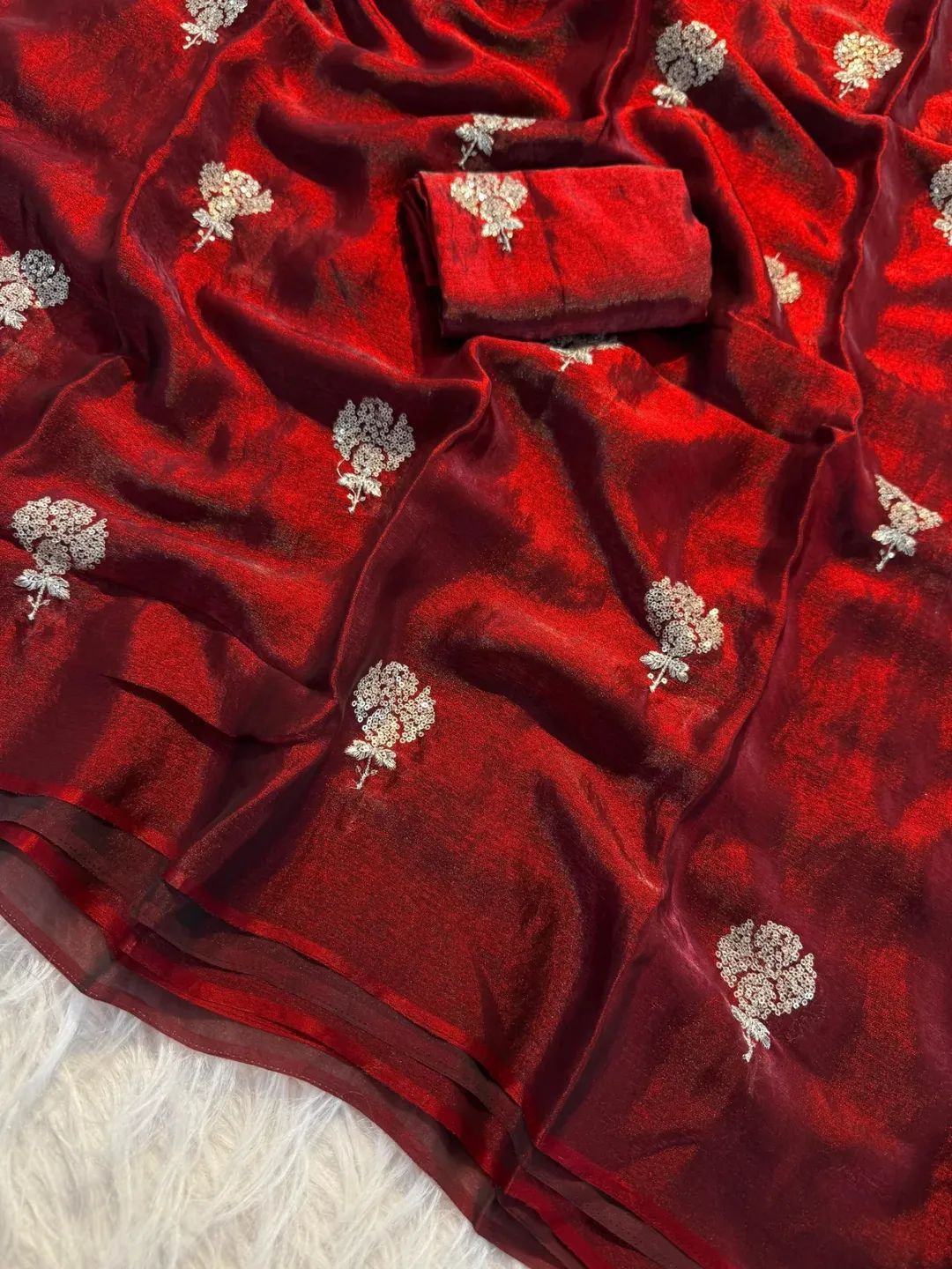 NASEELA - SOFT SPACE SILK SAREE