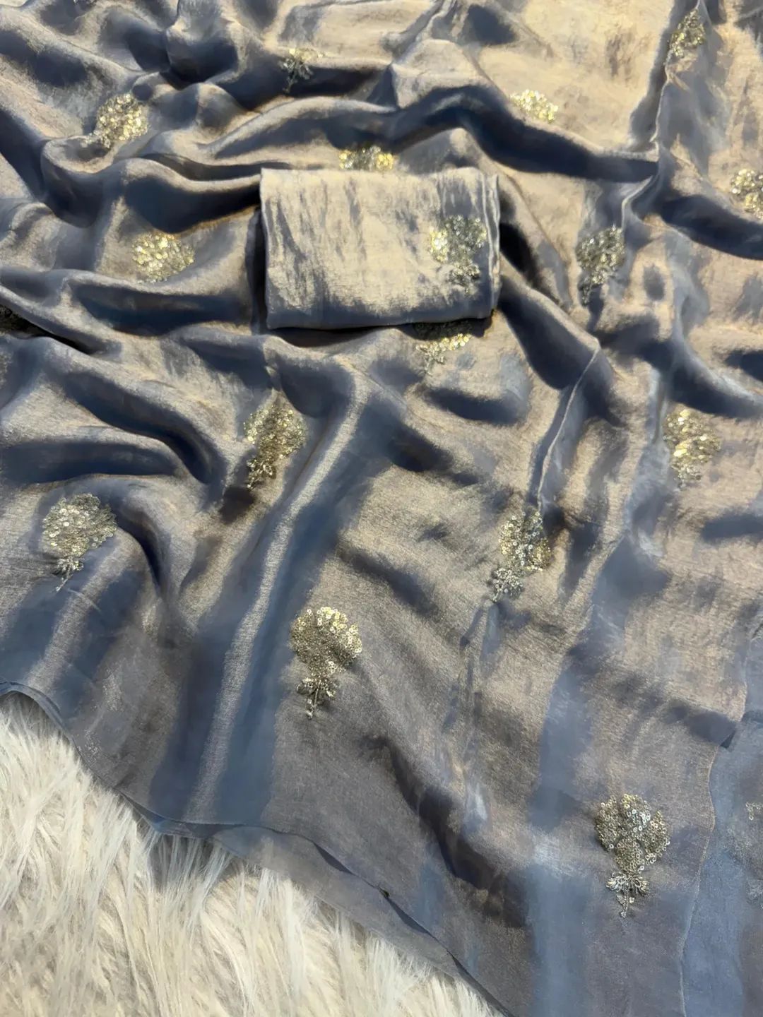 NASEELA - SOFT SPACE SILK SAREE