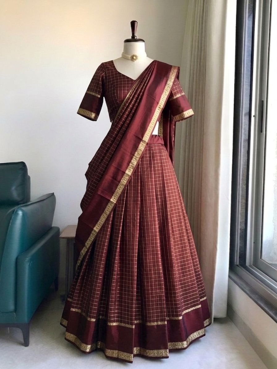 AISHA - VISCOSE LEHENGA
