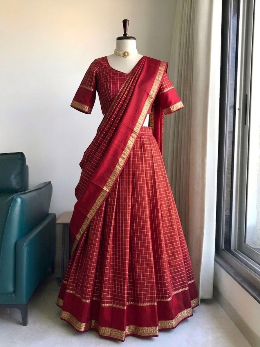 AISHA - VISCOSE LEHENGA
