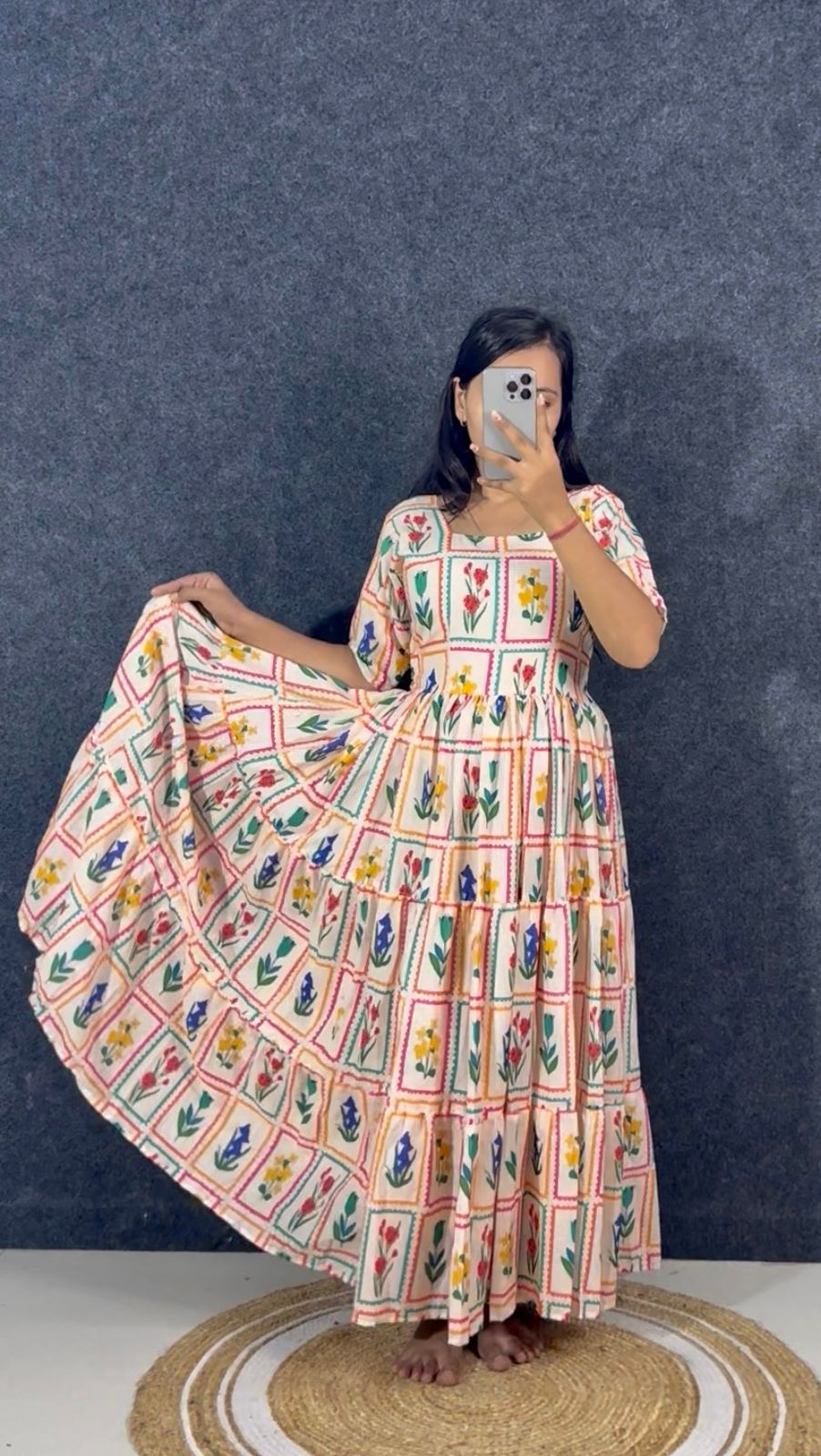 PREMI- COTTON MIDI FROCK