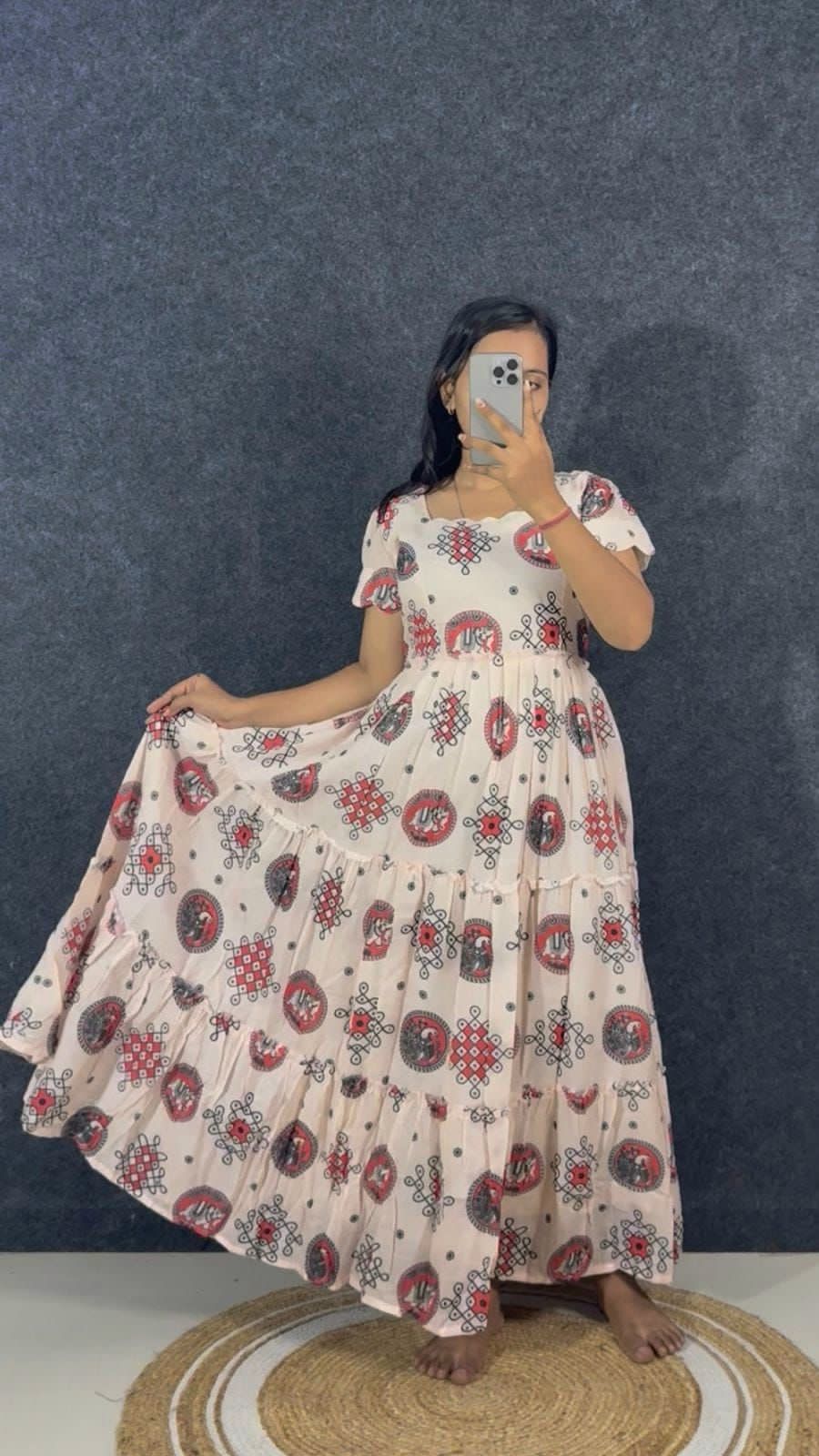 PREMI- COTTON MIDI FROCK