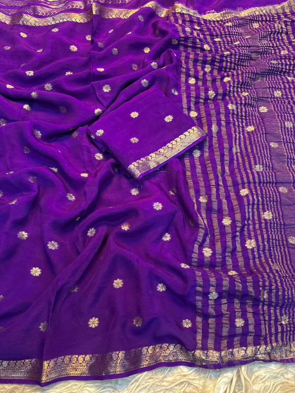 KETAKI - PREMIUM VISCOSE JACQUARD SAREE .