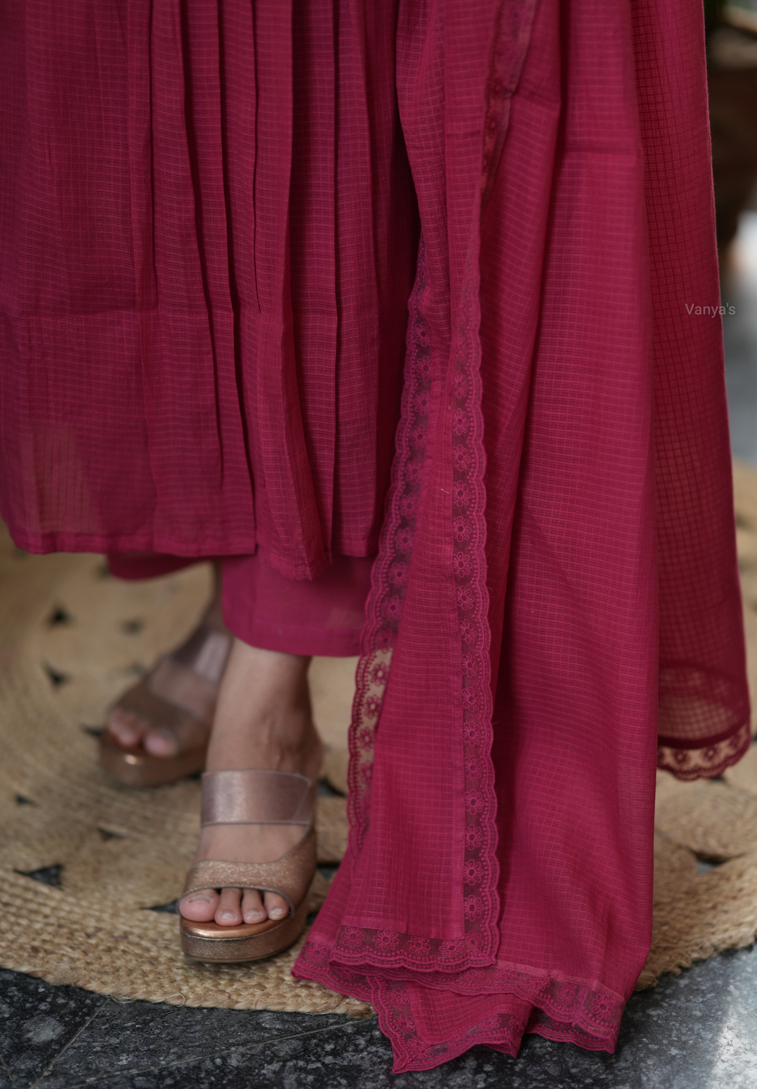 Pink Cotton salwar