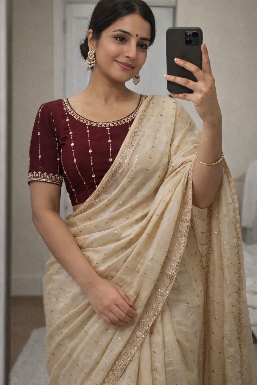 Rangoli crush saree 2