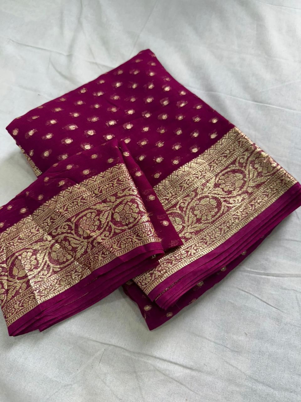 Rangoli crush saree 3