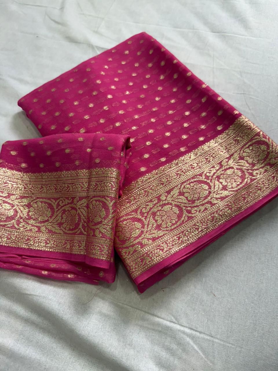 Rangoli crush saree 3