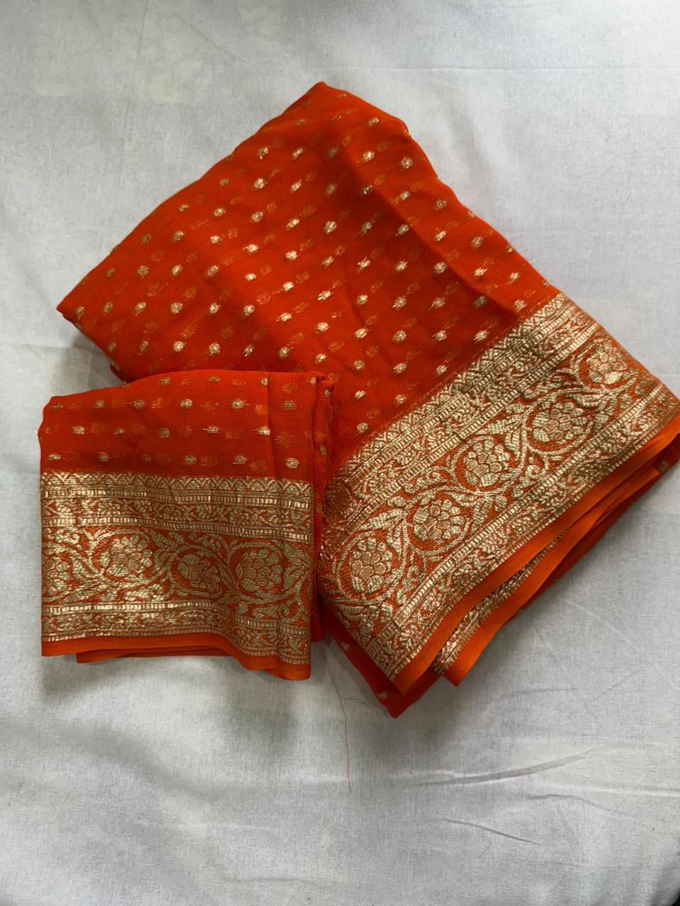 Rangoli crush saree 3