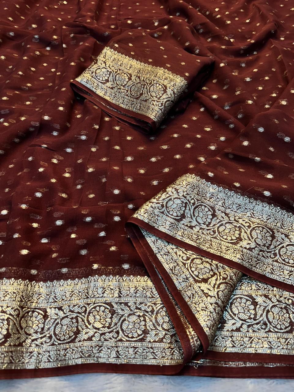Rangoli crush saree 3