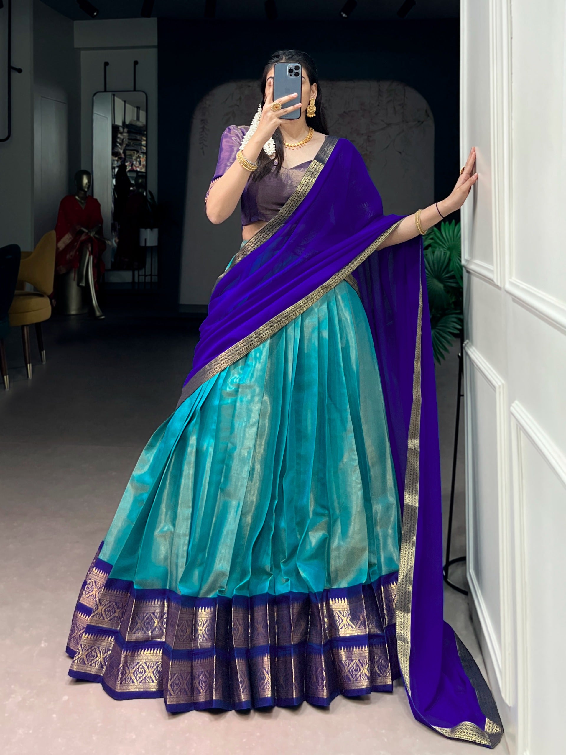 Kanchipuram Lehenga