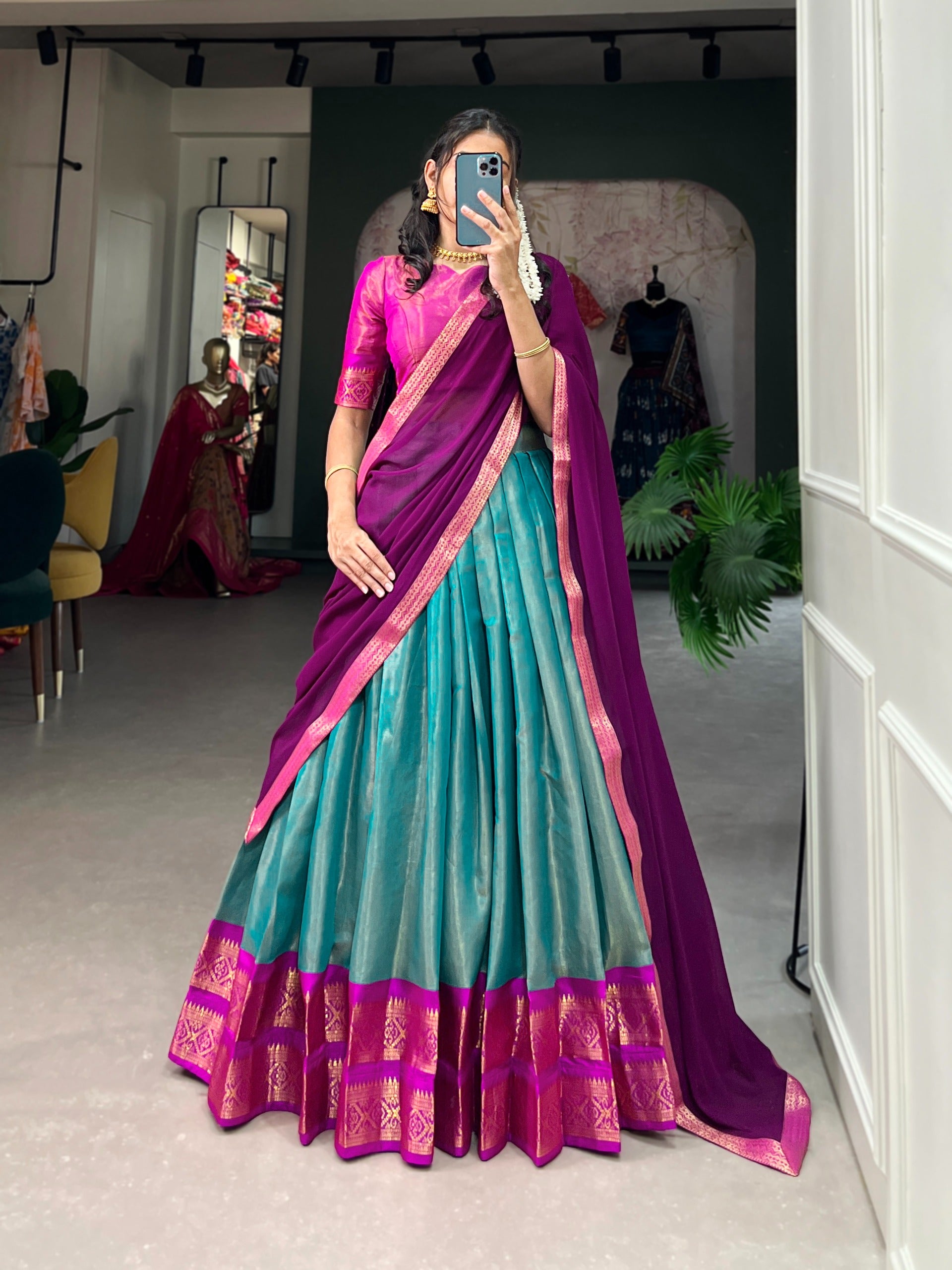 Kanchipuram Lehenga